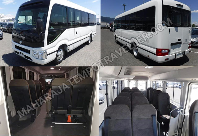 16 seatertoyota coaster luxury coach hire delhi
